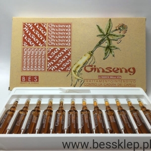 Ampułki stymulujące porost włosów BES Ginseng Lozione