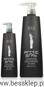 Maska ARCTIC GRAY - BES COLOR REFLECTION